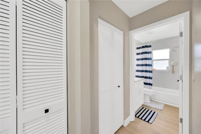 4617 Basswood St, Land O Lakes, FL 34639 - hallway with light wood-type flooring