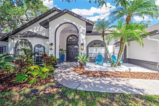 4617 Basswood St, Land O Lakes, FL 34639 - view of front of home featuring stucco siding