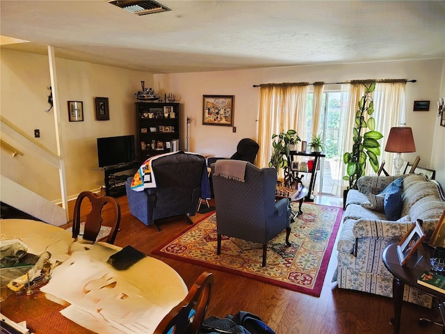 1620 58th Ave N Unit 6, Saint Petersburg, FL 33712 - living area featuring wood finished floors