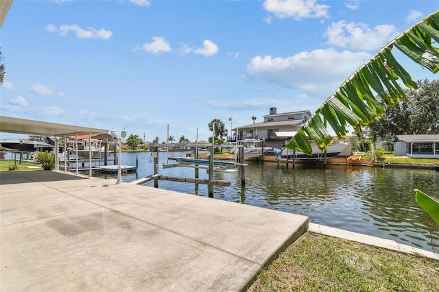 13909 Berkowitz Ave, Hudson, FL 34667 - dock featuring boat lift and a water view