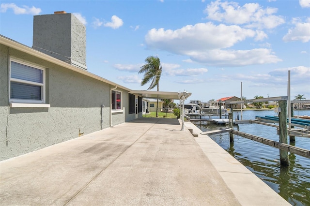 13909 Berkowitz Ave, Hudson, FL 34667 - dock with boat lift and a water view
