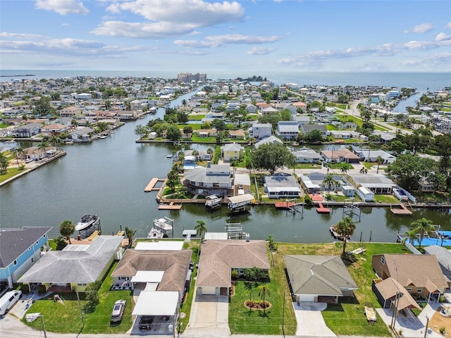 13909 Berkowitz Ave, Hudson, FL 34667 - aerial view of residential area with a nearby body of water