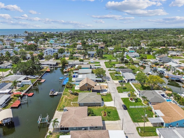 13909 Berkowitz Ave, Hudson, FL 34667 - aerial view of residential area with a nearby body of water
