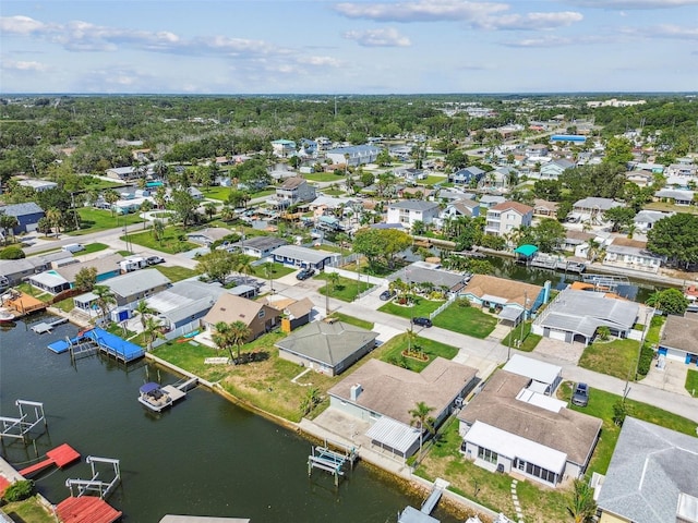 13909 Berkowitz Ave, Hudson, FL 34667 - aerial view of residential area with a large body of water