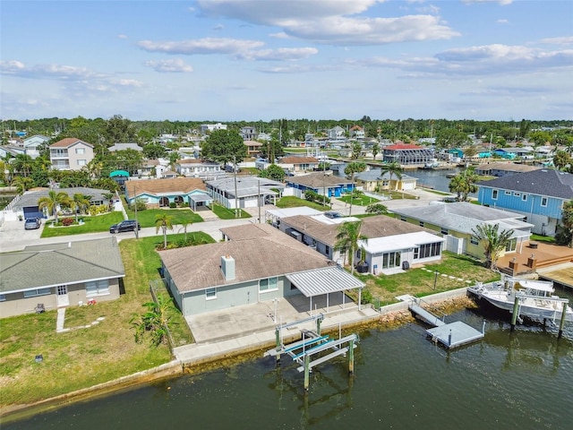 13909 Berkowitz Ave, Hudson, FL 34667 - aerial view of residential area with a large body of water
