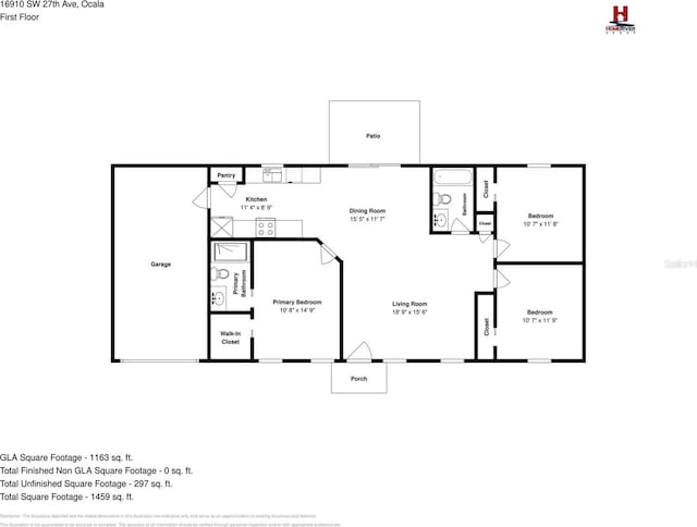16910 SW 27th Ave, Ocala, FL 34473 - view of room layout