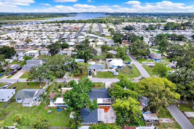 10375 106th Ter, Largo, FL 33773 - aerial view of property's location with a large body of water and nearby suburban area