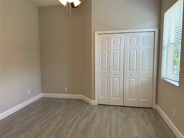 1008 Arista Blvd, Valrico, FL 33594 - unfurnished bedroom featuring light wood-type flooring and a closet