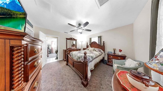 1753 Ranchette Rd, Wesley Chapel, FL 33543 - bedroom with carpet flooring and a ceiling fan