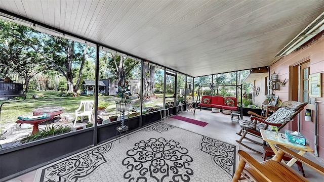 1753 Ranchette Rd, Wesley Chapel, FL 33543 - sunroom / solarium with outdoor lounge area