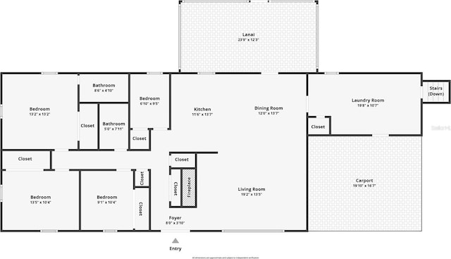 1753 Ranchette Rd, Wesley Chapel, FL 33543 - view of room layout