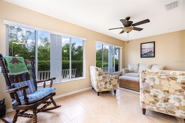 1626 Terra Ceia Bay Cir Unit 1626, Palmetto, FL 34221 - bedroom featuring light tile patterned flooring and ceiling fan