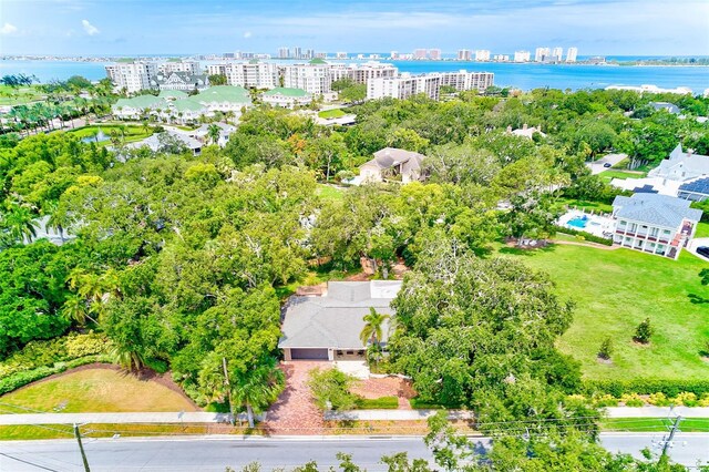 1578 Druid Rd S, Belleair, FL 33756 - view of urban area featuring a tree filled landscape and a nearby body of water