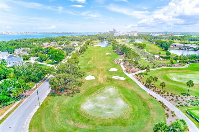 1578 Druid Rd S, Belleair, FL 33756 - view of property location with a large body of water and a golf club