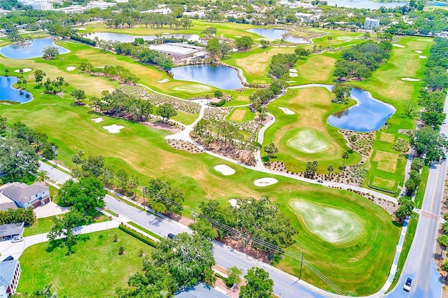 1578 Druid Rd S, Belleair, FL 33756 - aerial view of a large body of water and a local golf course