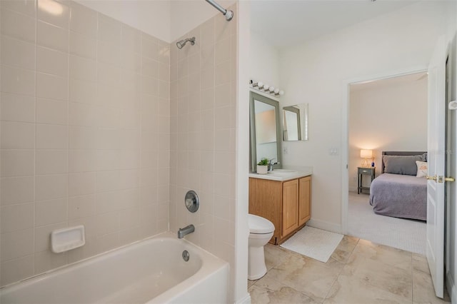 9126 Cypress Keep Ln, Odessa, FL 33556 - bathroom with vanity, ensuite bathroom, and shower / bath combination