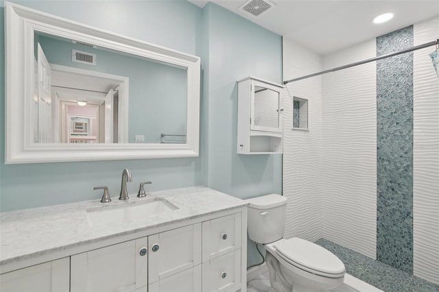 14800 Walsingham Rd Unit 1215, Largo, FL 33774 - full bathroom featuring vanity, a shower stall, and recessed lighting