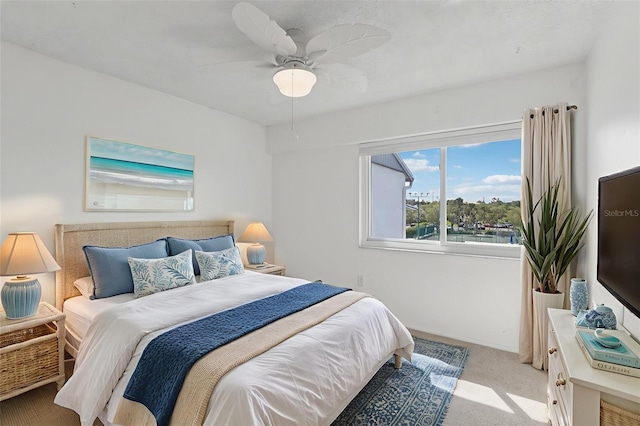 14800 Walsingham Rd Unit 1215, Largo, FL 33774 - bedroom featuring carpet floors and ceiling fan