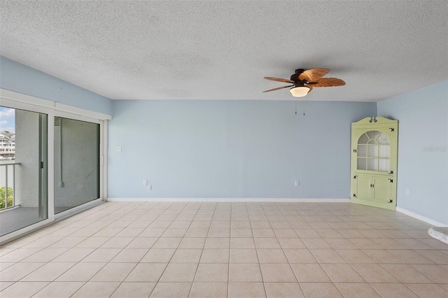 14800 Walsingham Rd Unit 1215, Largo, FL 33774 - spare room featuring ceiling fan and a textured ceiling