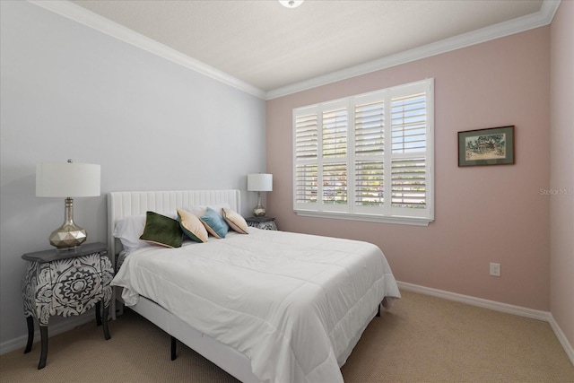 19409 Wingrove Ln, Lutz, FL 33558 - carpeted bedroom featuring ornamental molding and baseboards