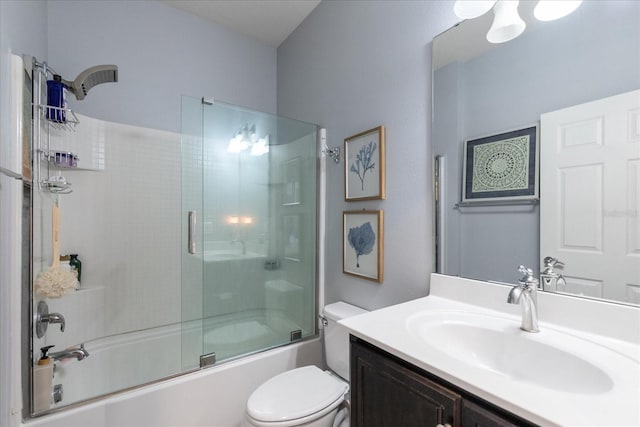 19409 Wingrove Ln, Lutz, FL 33558 - full bathroom with vanity and shower / bath combination with glass door
