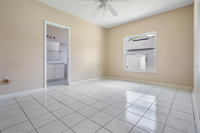 11022 Connacht Way, Tampa, FL 33610 - unfurnished room featuring ceiling fan and light tile patterned floors