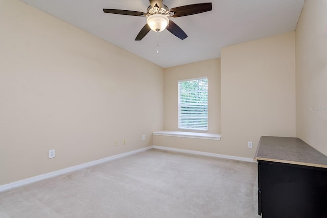 18508 Merseyside Loop, Land O Lakes, FL 34638 - spare room featuring light carpet and ceiling fan