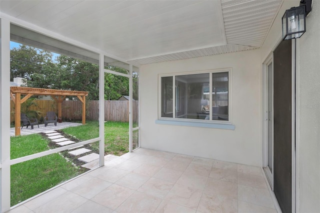 245 Grove Cir N, Dunedin, FL 34698 - view of unfurnished sunroom