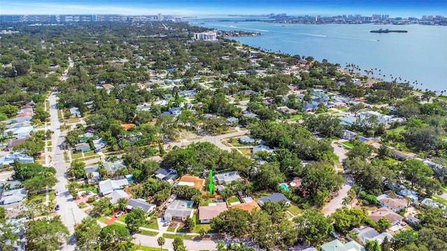 245 Grove Cir N, Dunedin, FL 34698 - aerial view of property and surrounding area featuring nearby suburban area