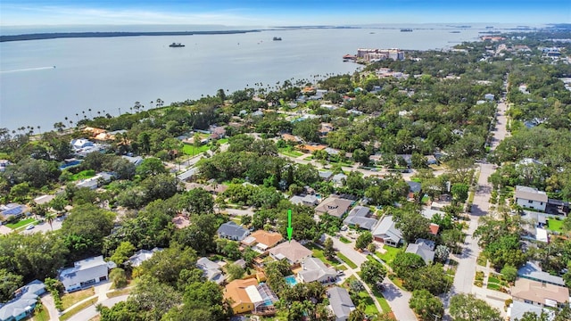 245 Grove Cir N, Dunedin, FL 34698 - view of property location featuring a nearby body of water and nearby suburban area