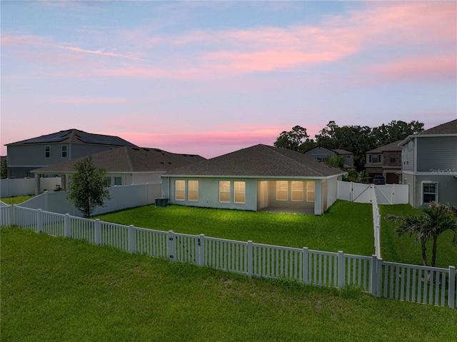 12931 Twin Bridges Dr, Riverview, FL 33579 - view of front of house featuring a gate and a fenced backyard
