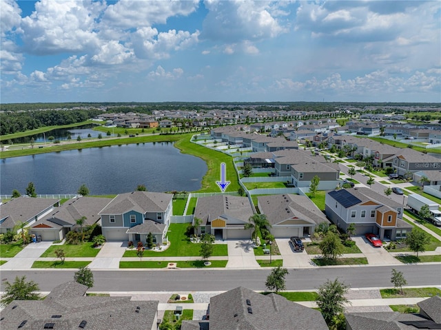 12931 Twin Bridges Dr, Riverview, FL 33579 - aerial view of residential area featuring a nearby body of water