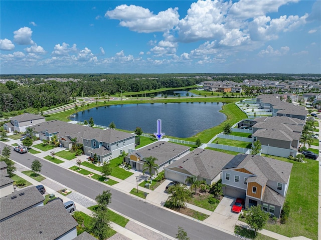 12931 Twin Bridges Dr, Riverview, FL 33579 - aerial view of residential area with a large body of water