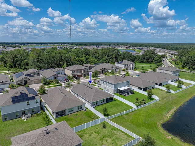 12931 Twin Bridges Dr, Riverview, FL 33579 - aerial view of residential area with a large body of water