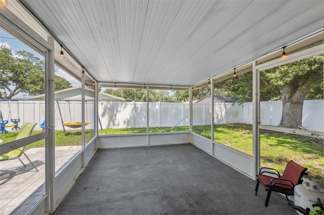 8897 54th St N, Pinellas Park, FL 33782 - view of unfurnished sunroom