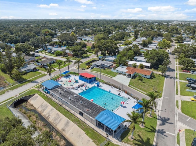 8897 54th St N, Pinellas Park, FL 33782 - aerial view of a pool area