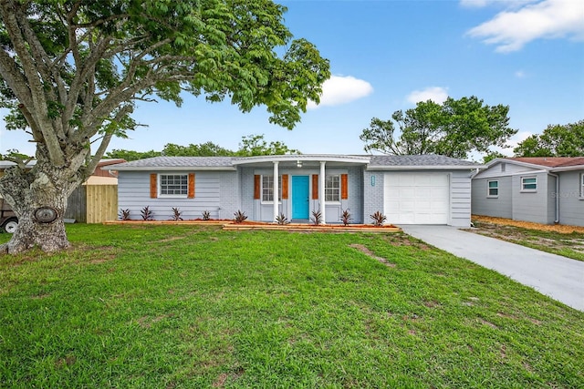 3330 Rock Royal Dr, Holiday, FL 34691 - ranch-style house featuring an attached garage and concrete driveway