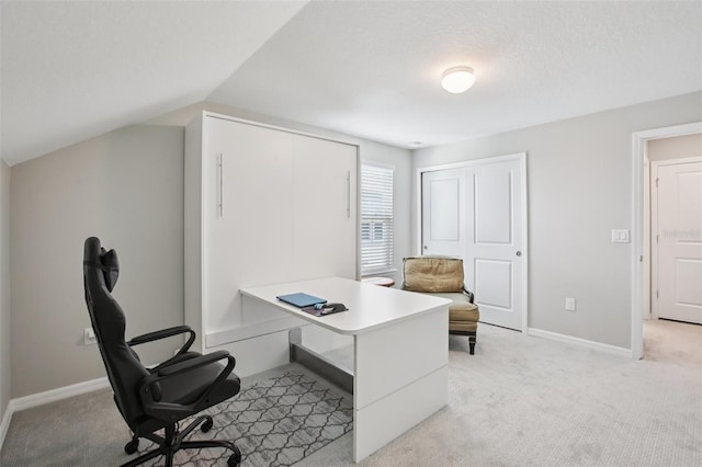 9107 Rally Spring Loop, Wesley Chapel, FL 33545 - office featuring light carpet and lofted ceiling
