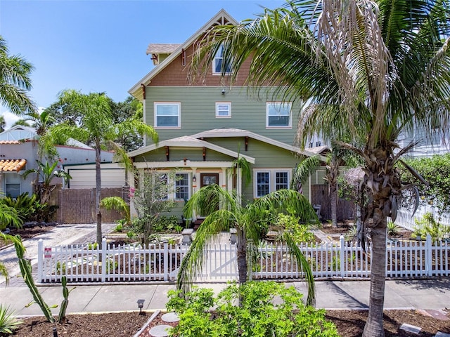2504 W N A St Unit A, Tampa, FL 33609 - view of front of property featuring a fenced front yard