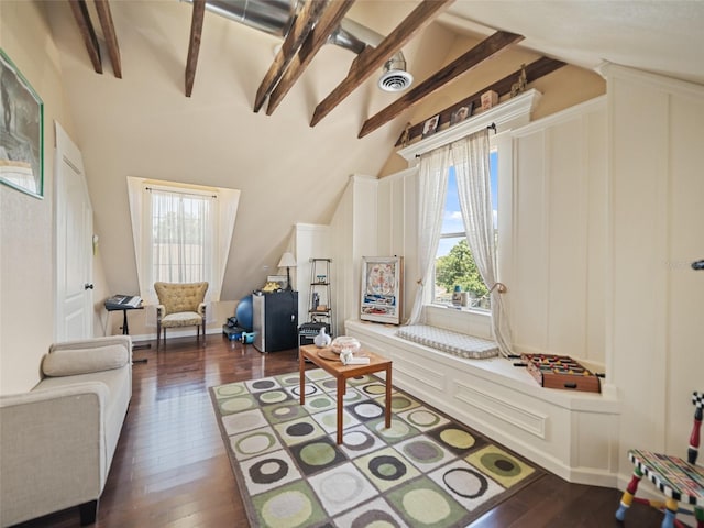 2504 W N A St Unit A, Tampa, FL 33609 - living room featuring dark wood-style floors
