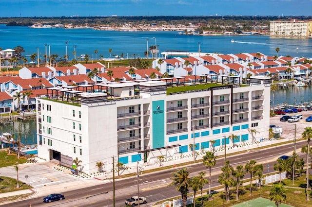 400 150th Ave Unit 205, Madeira Beach, FL 33708 - bird's eye view of a nearby body of water and apartment complex