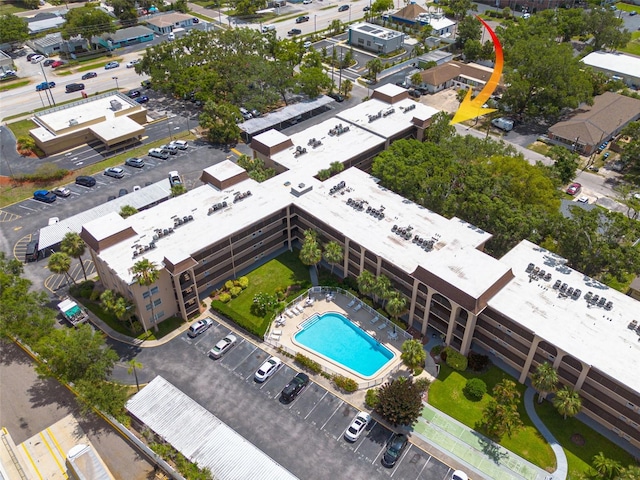 2525 W Bay Dr Unit A46, Largo, FL 33770 - bird's eye view of a pool