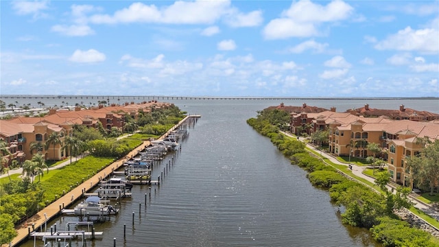 2741 Via Cipriani Unit 916A, Clearwater, FL 33764 - aerial view of residential area with a nearby body of water