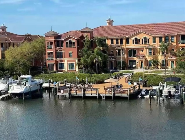 2741 Via Cipriani Unit 916A, Clearwater, FL 33764 - dock area with a water view