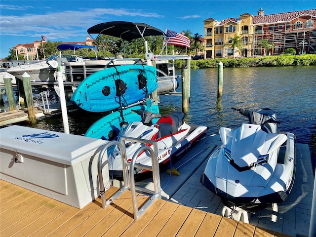 2741 Via Cipriani Unit 916A, Clearwater, FL 33764 - dock with boat lift and a water view