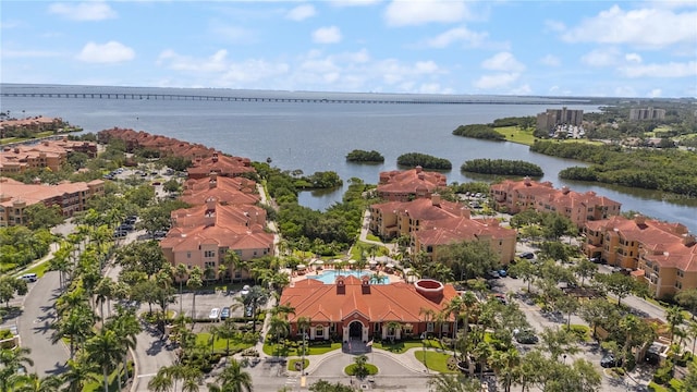 2741 Via Cipriani Unit 916A, Clearwater, FL 33764 - drone / aerial view of a nearby body of water
