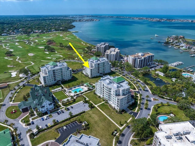 125 Belleview Blvd Unit 503, Belleair, FL 33756 - bird's eye view of a large body of water and apartment complex / building
