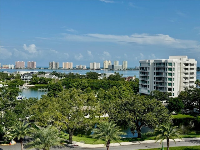125 Belleview Blvd Unit 503, Belleair, FL 33756 - water view with skyline and a tree filled landscape