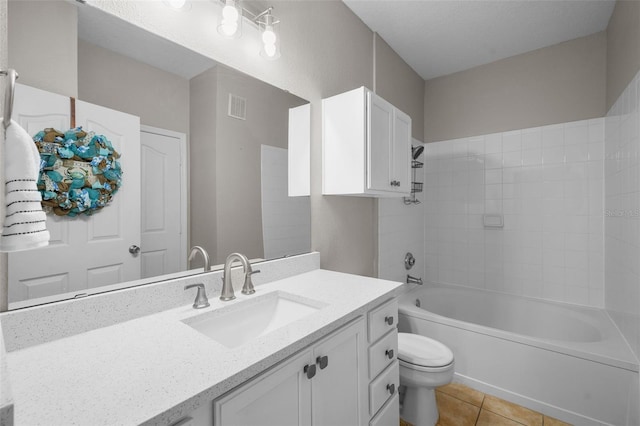 5000 Culbreath Key Way Unit 1-112, Tampa, FL 33611 - bathroom with vanity, tile patterned floors, and shower / tub combination