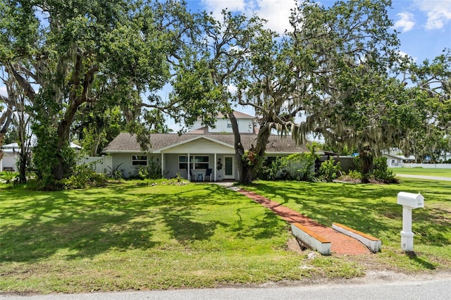 358 Highland Shores Dr, Ellenton, FL 34222 - view of front of home with a front lawn